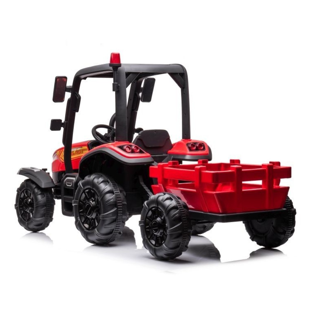 Sarkans bērnu traktors ar akumulatoru BLT-206