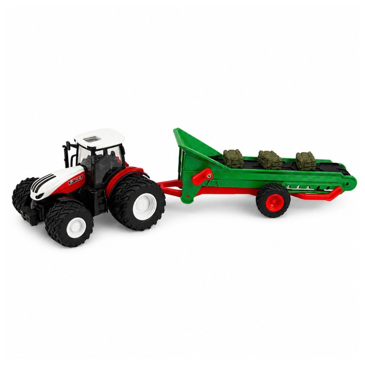RC Bale Lights kaugjuhitav talutraktor konveierhaagisega 1:2