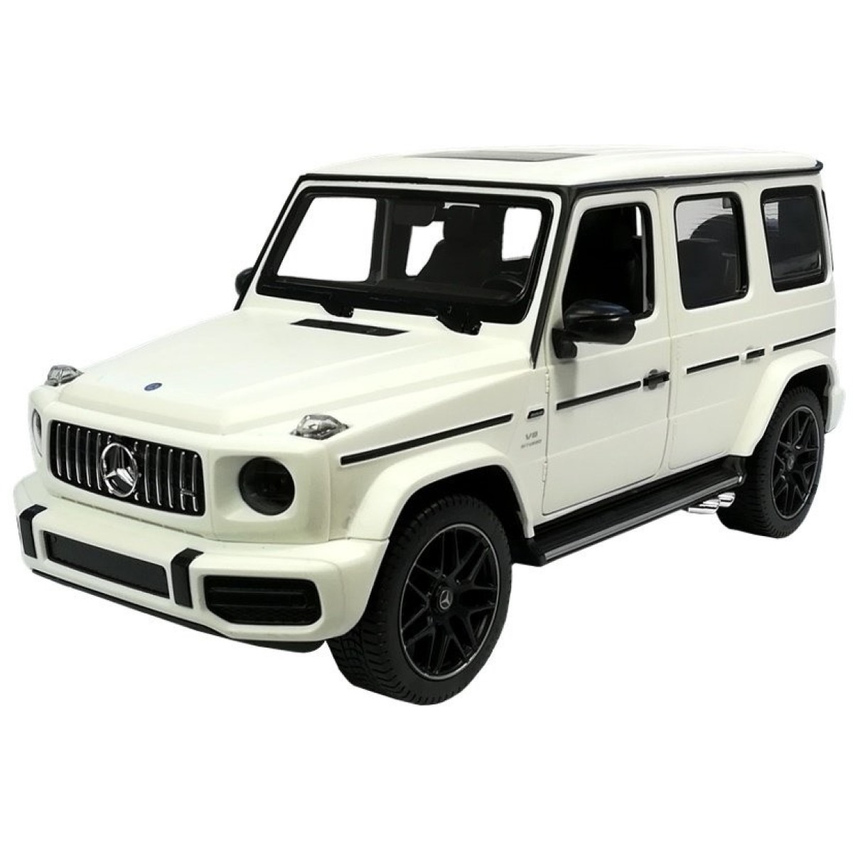 Mercedes G63 Rastar balta tālvadības automašīna 1:14