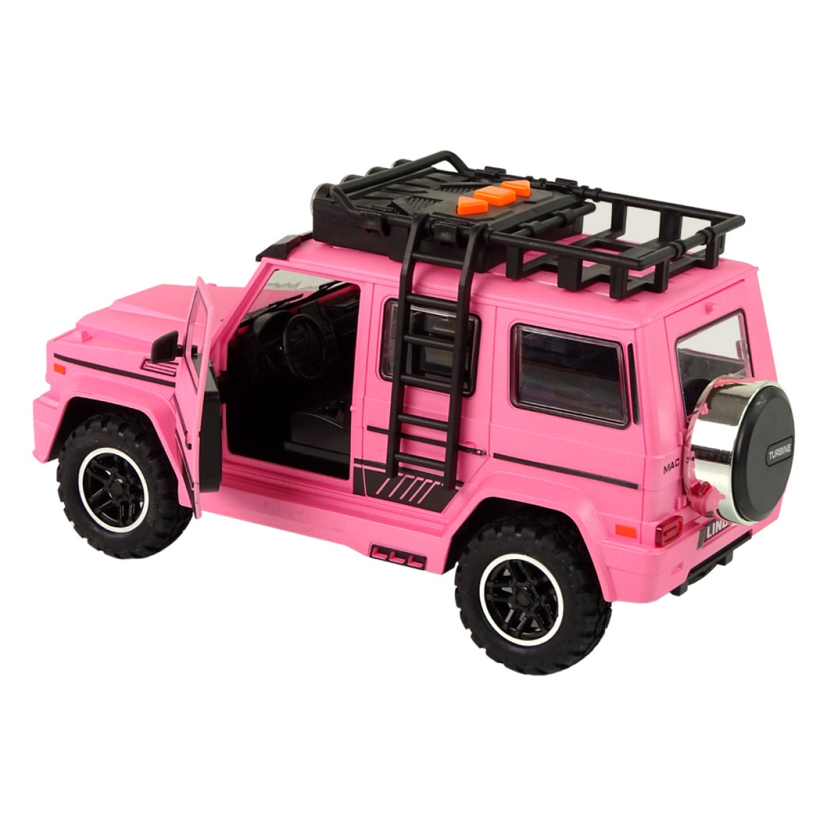 Roosa maastikuauto V12 Turbiin