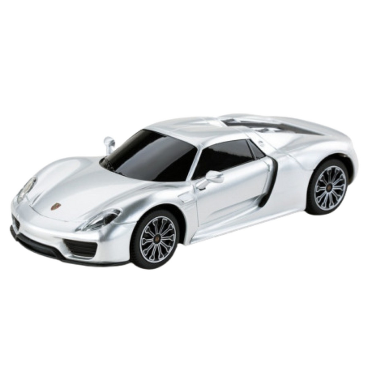Hõbedane kaugjuhitav Porsche 918 Spyder sportauto 1:24 Spyde