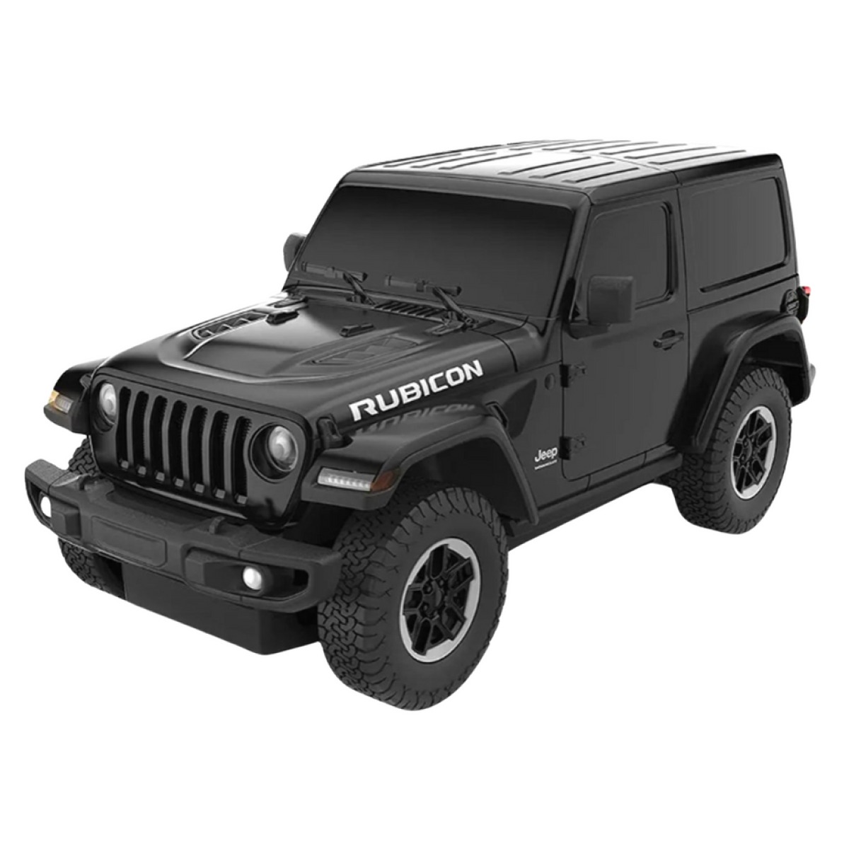 Rastar JEEP Wrangler JL Rubicon kaugjuhitav auto, must, 1:24