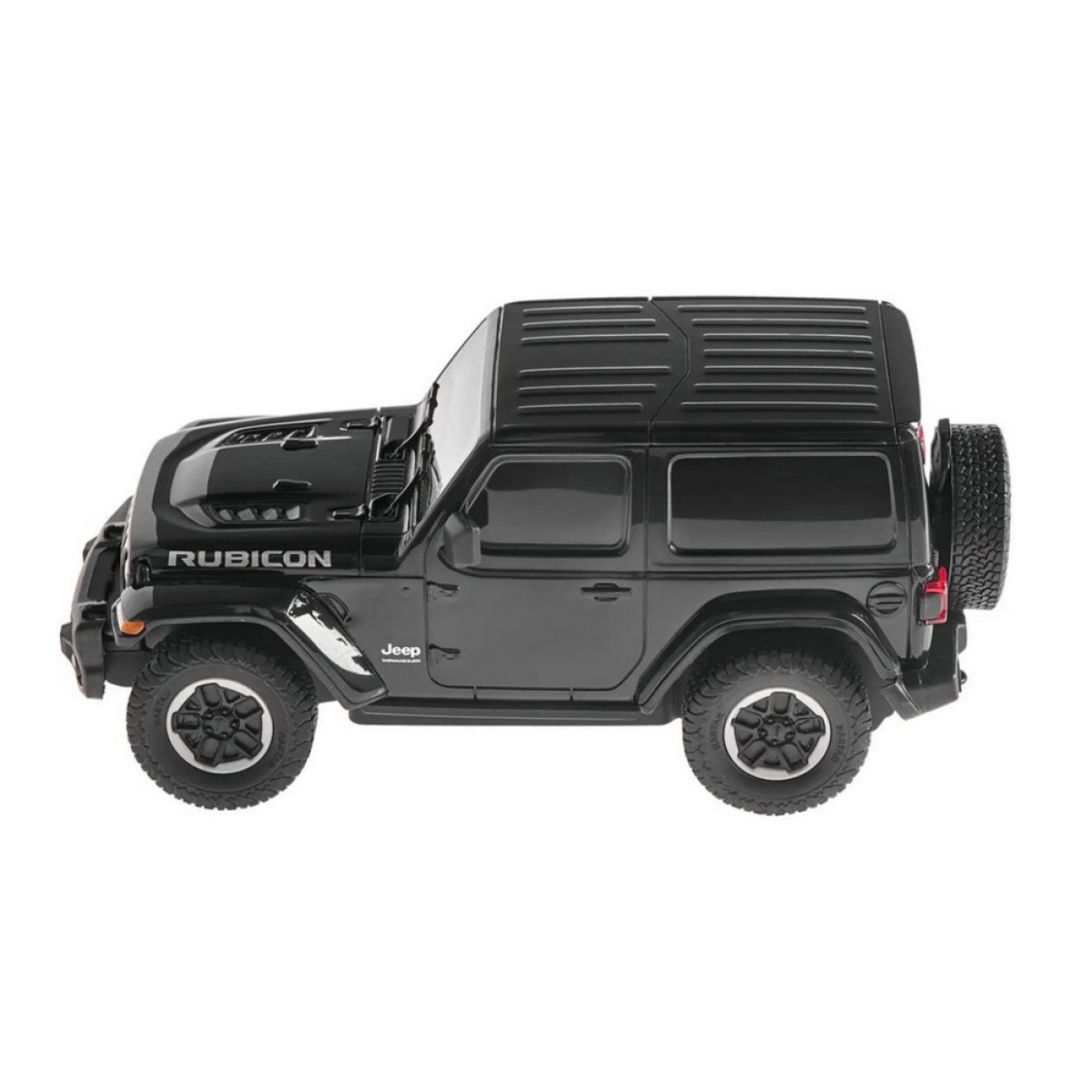 Rastar JEEP Wrangler JL Rubicon kaugjuhitav auto, must, 1:24