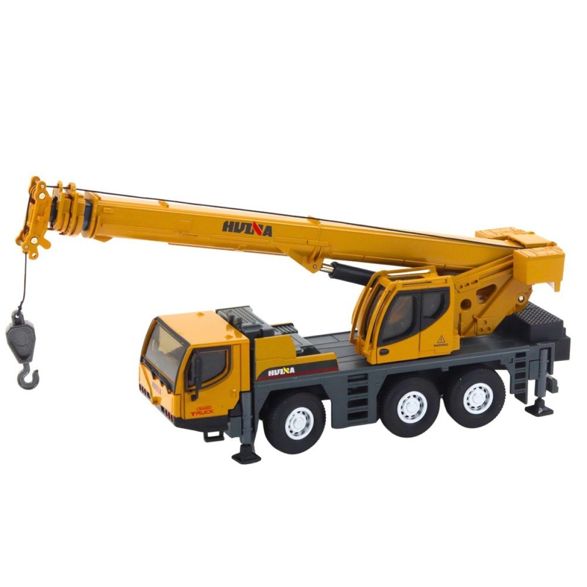 Huina metallist autokraana mudel liikuvate osadega 1:50
