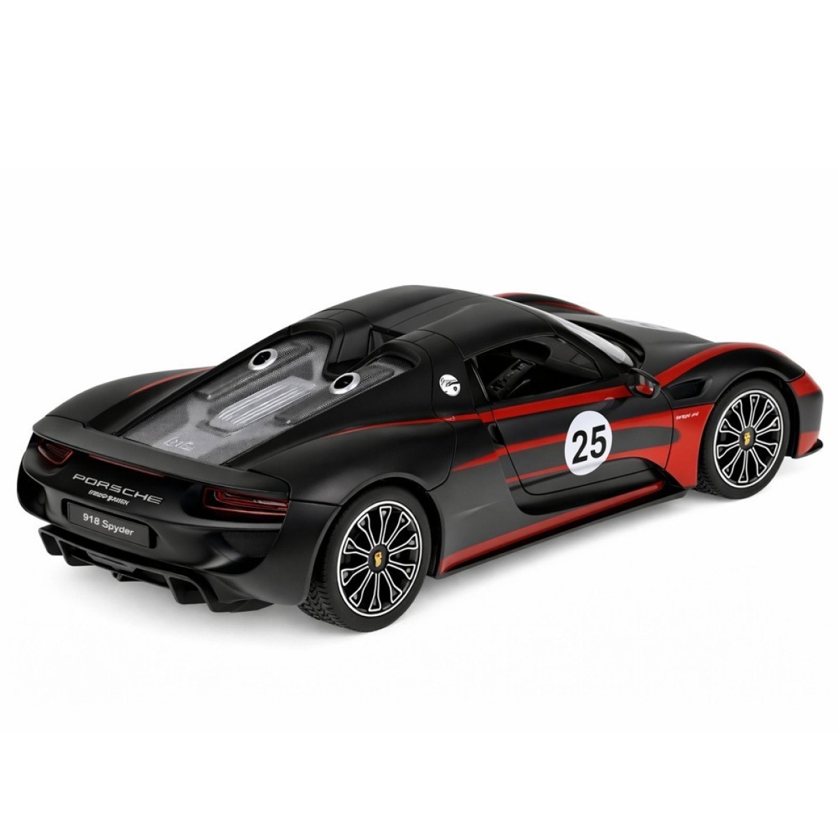 Rastar Porsche 918 Spyder Performance kaugjuhitav auto, must