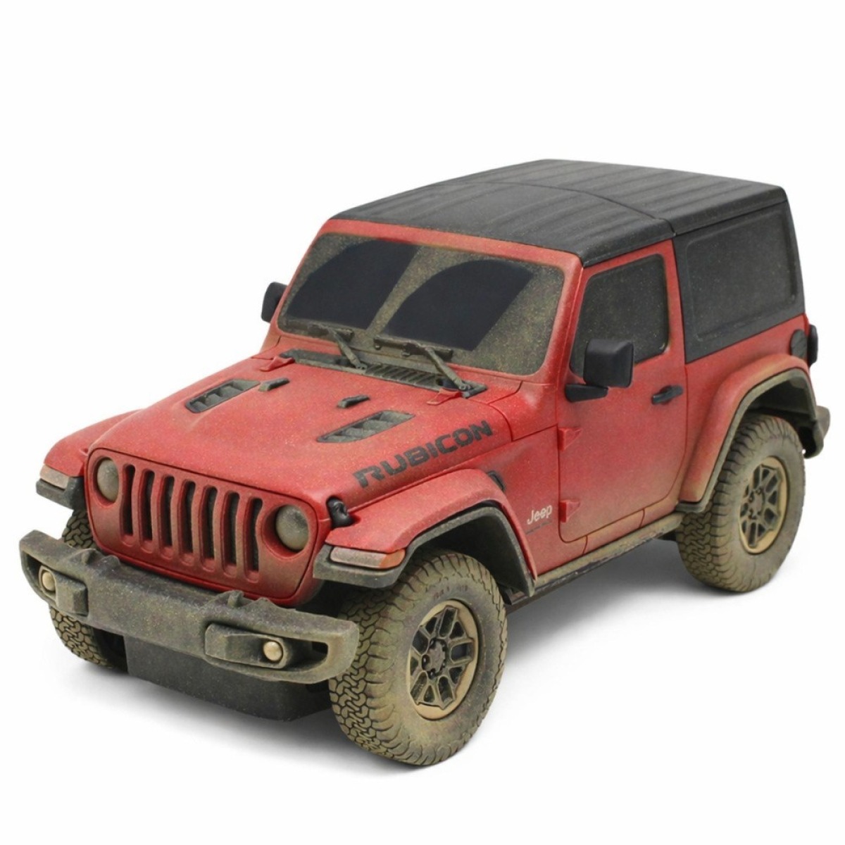 RASTARi kaugjuhitav punane Jeep Wrangler Rubicon Muddy RC-au
