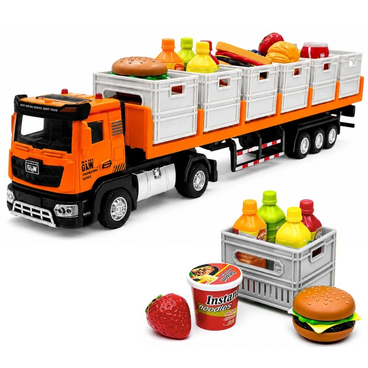 Oranž toiduveoauto 1:40