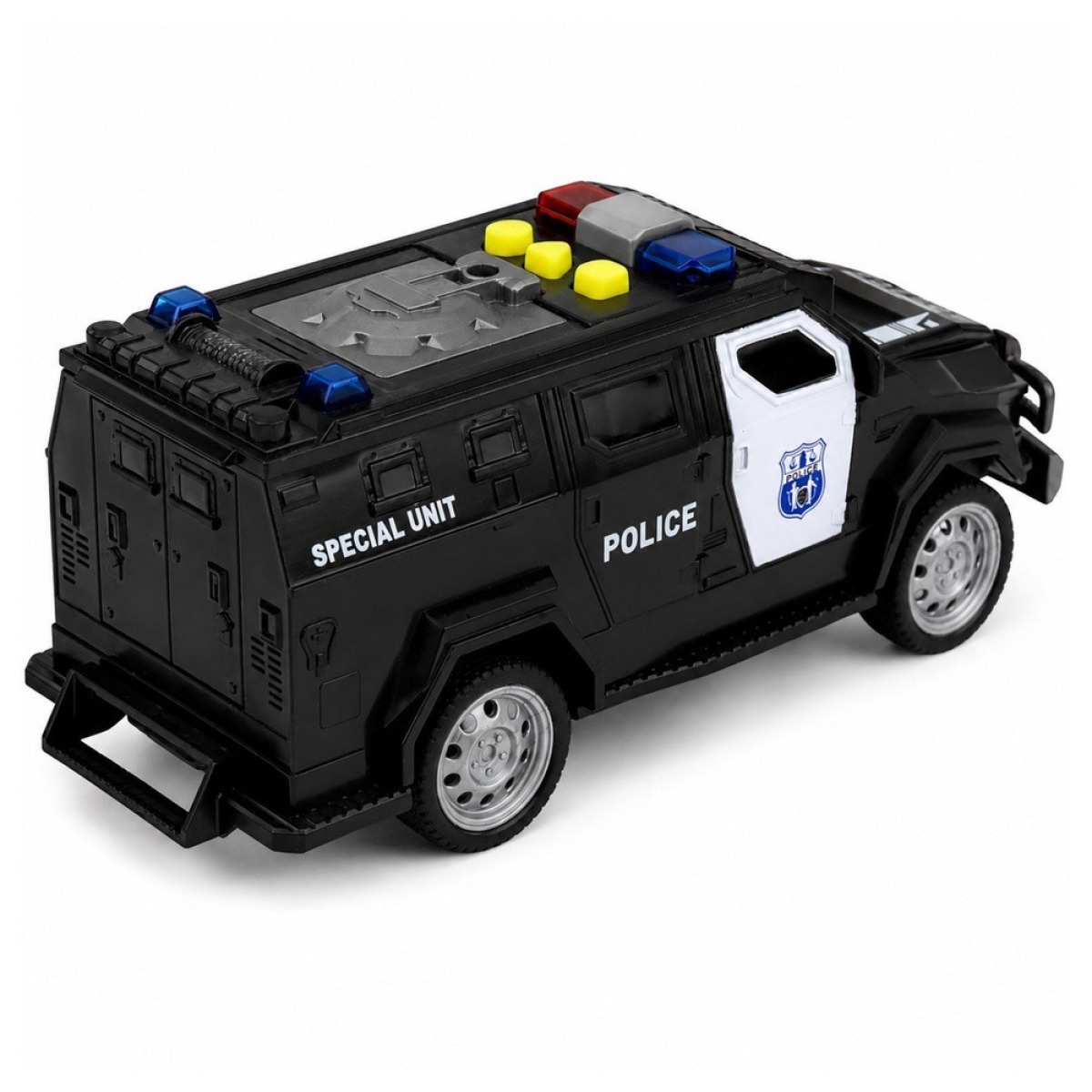 Melnā speciālo uzdevumu policijas automašīna 1:32