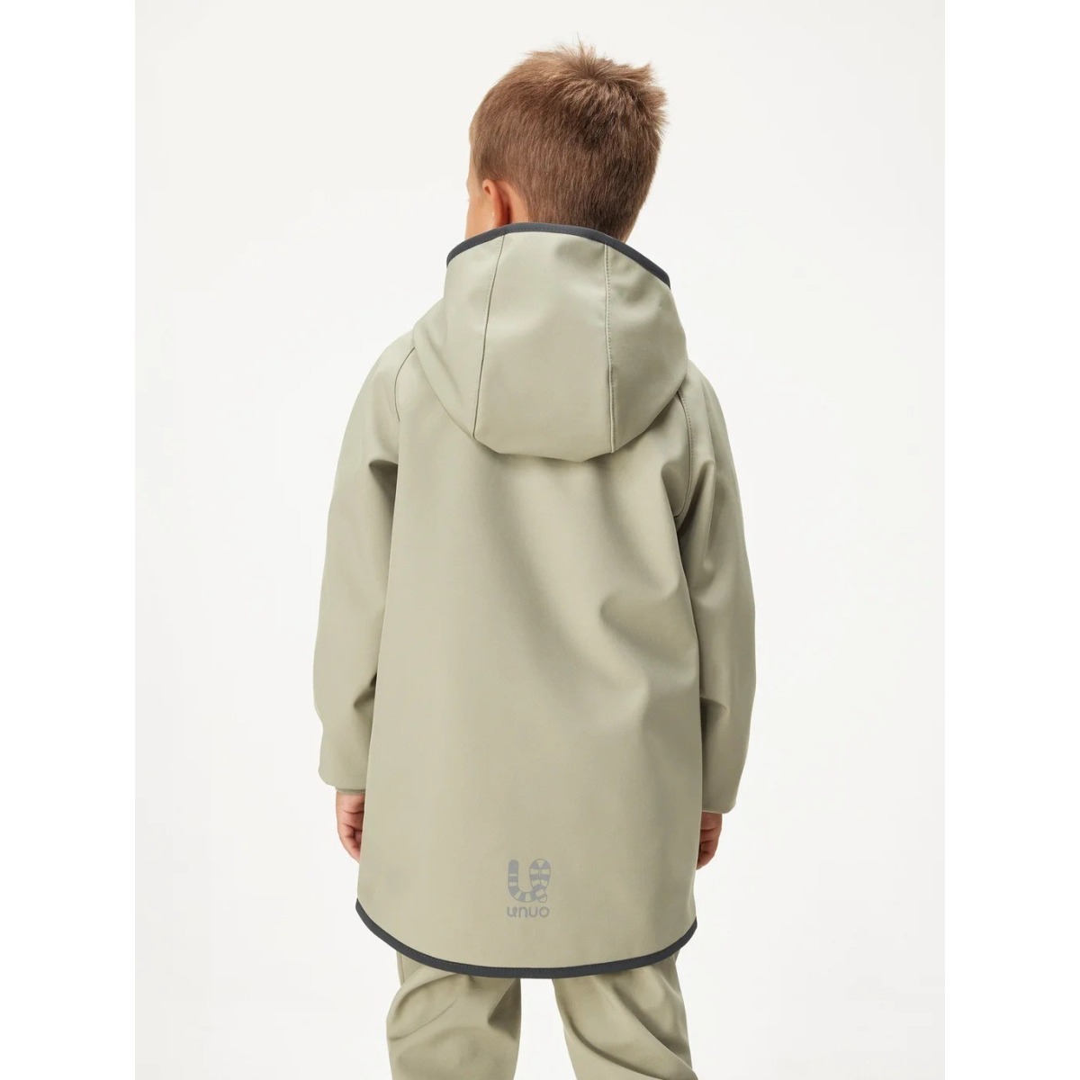 Bērnu softshell jope fliisvoodriga Basic, khaki
