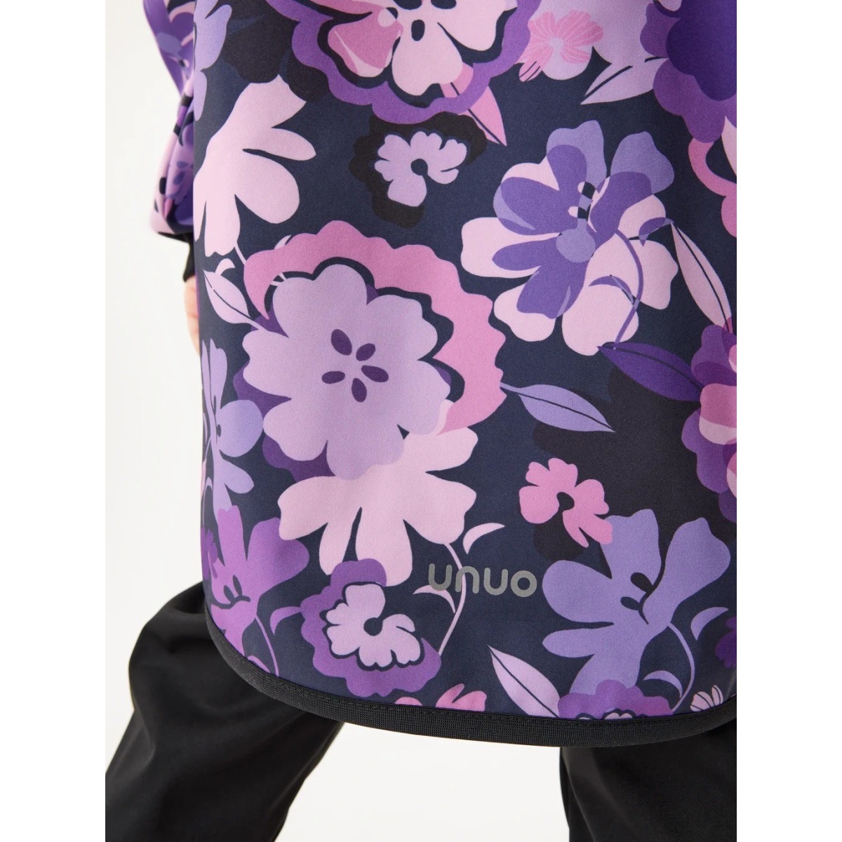 Bērnu mīkstā softshell jaka ar flīsa oderi Basic, ziedi
