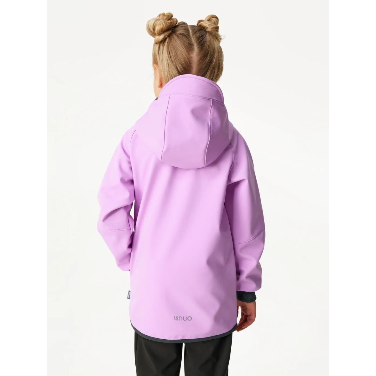 Bērnu softshell jaka Street ar flīsa oderi, violeta