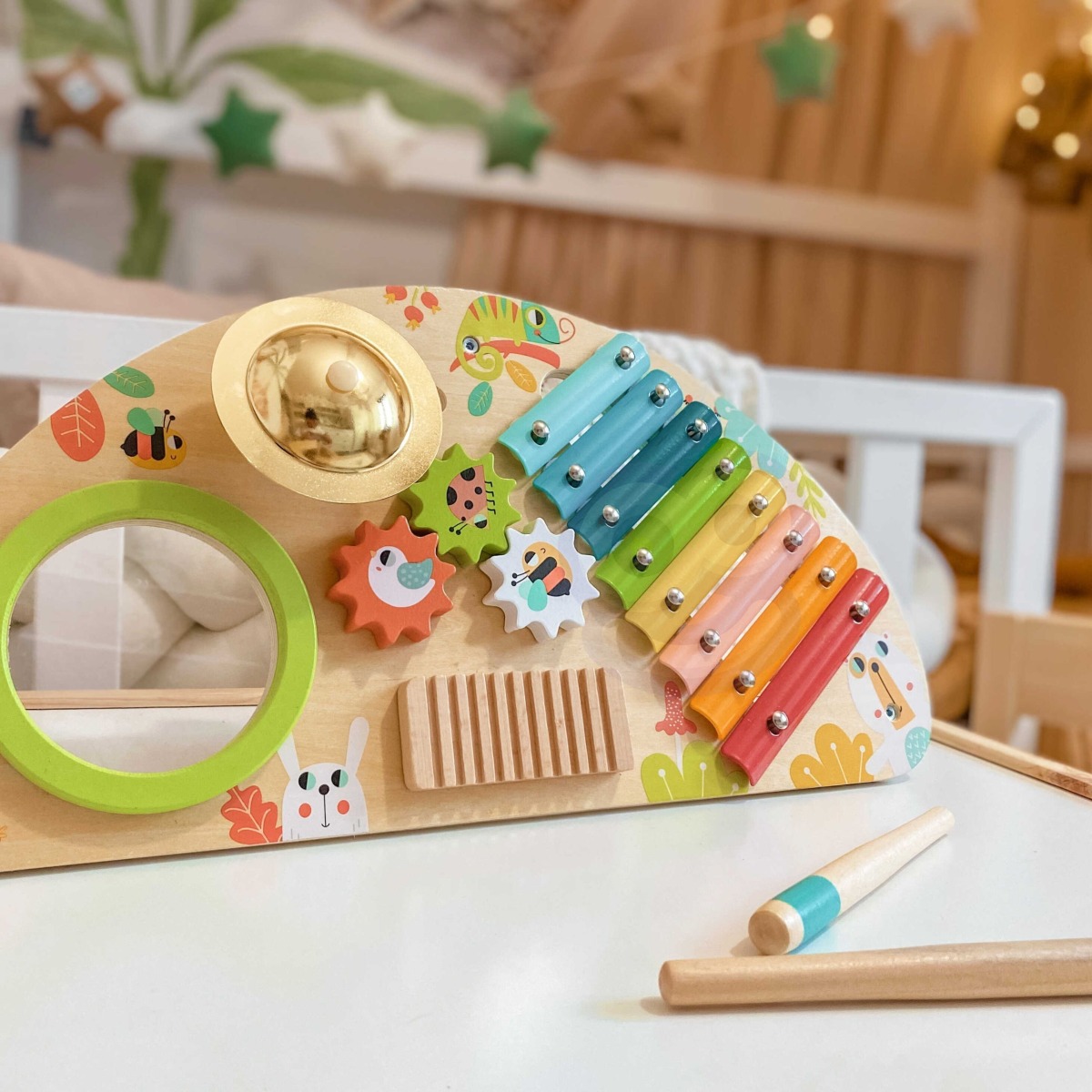 Multifunktsionaalne instrument muusikakeskus ksülofon Gears 