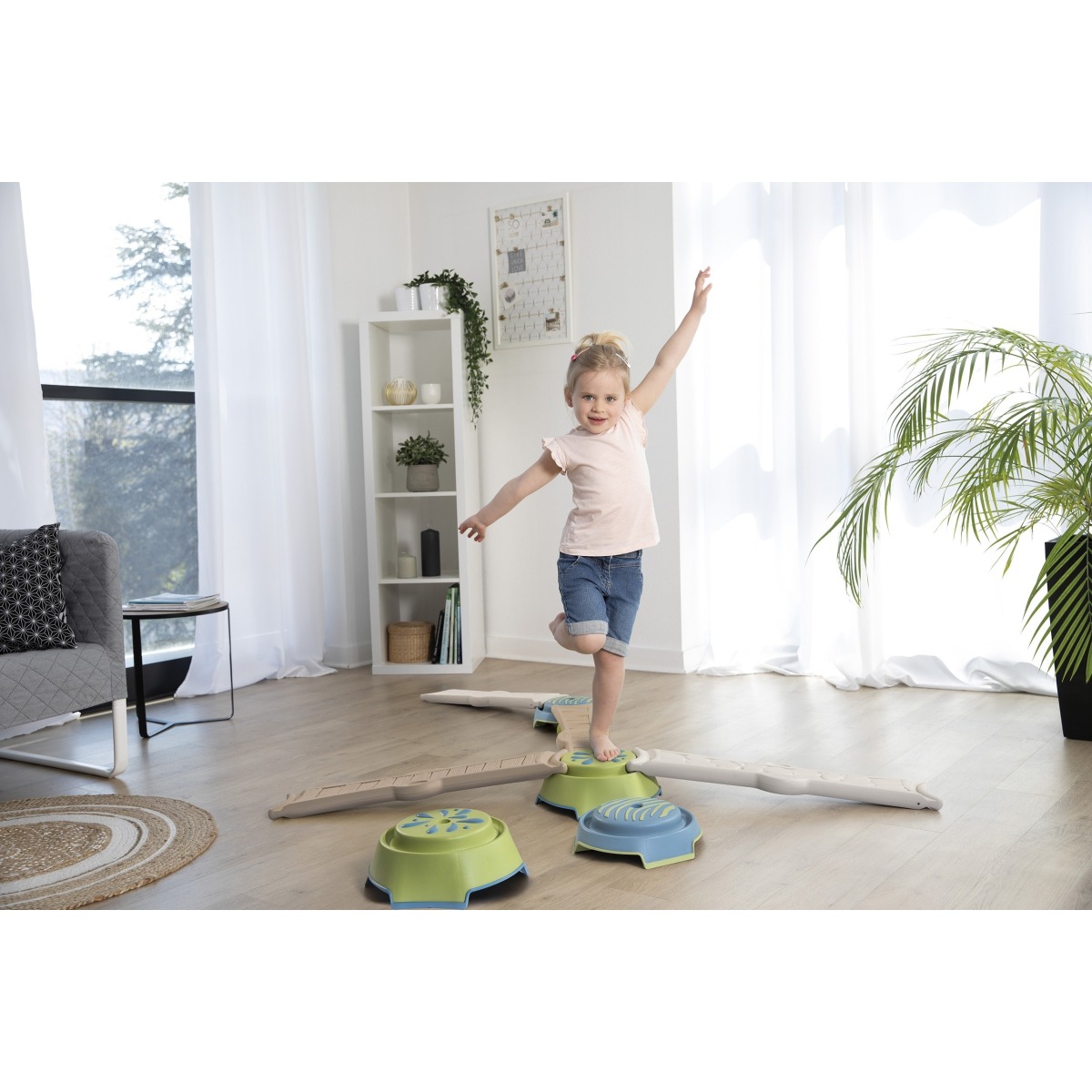 Smoby līdzsvara ceļš ar dažādām tekstūrām, līdz 3.5 m
