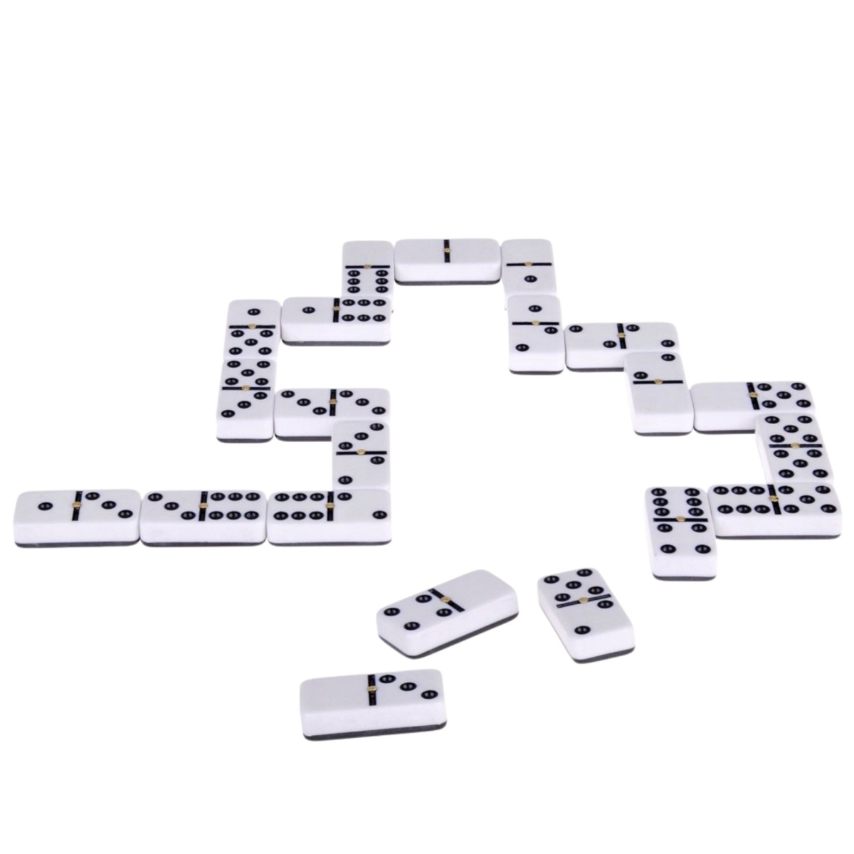 Domino Classic — 28 kauliņi metāla kārbā