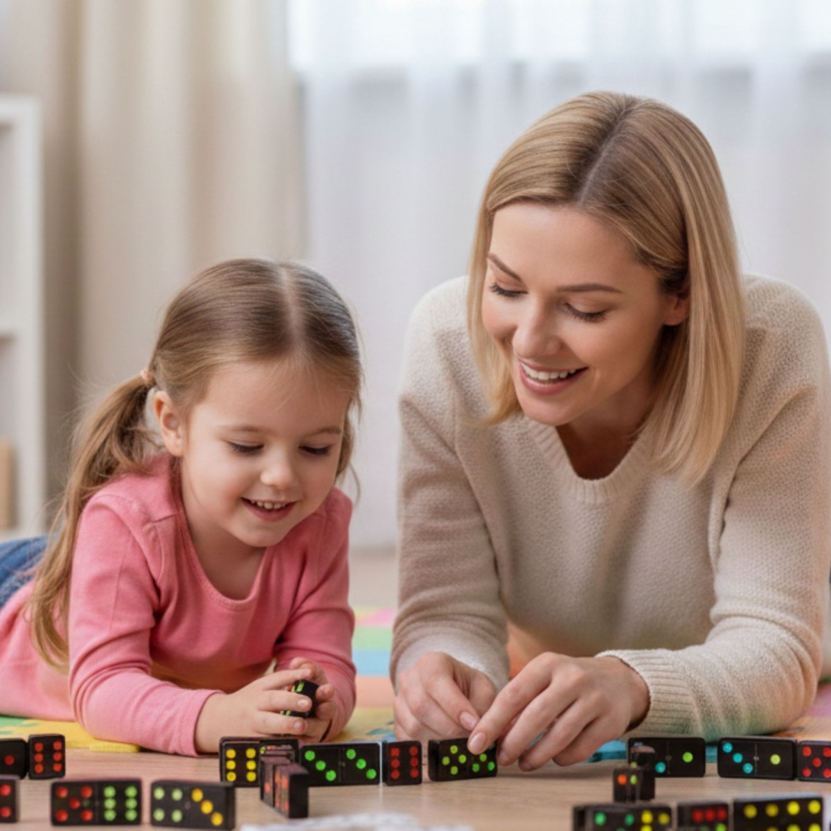 Domino perekonna puslemäng 28 plokki