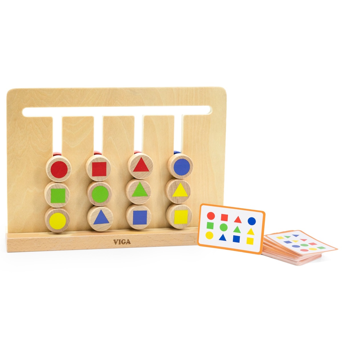 Montessori värvi ja kuju puslemäng