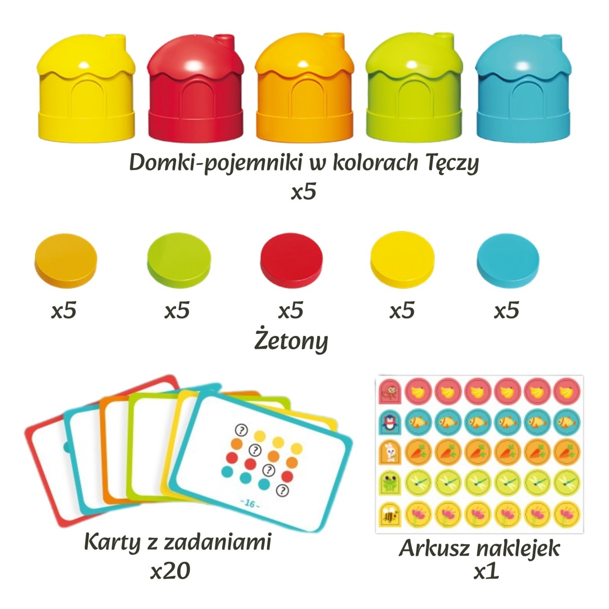 Krāsu šķirošanas loģikas spēle „Pabaro dzīvniekus”