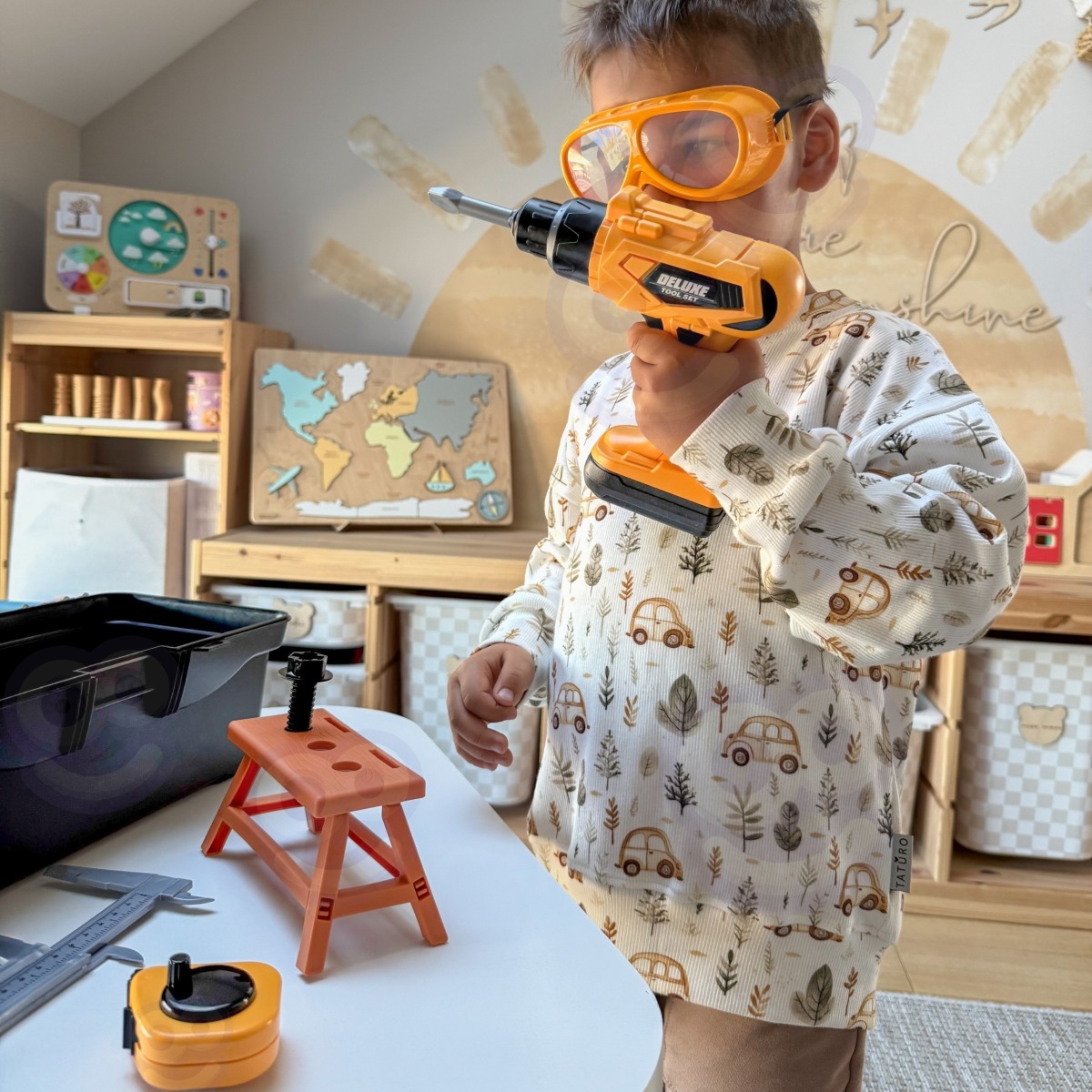 Little Handyman tööriistakomplekt koos kruvikeerajaga ümbris