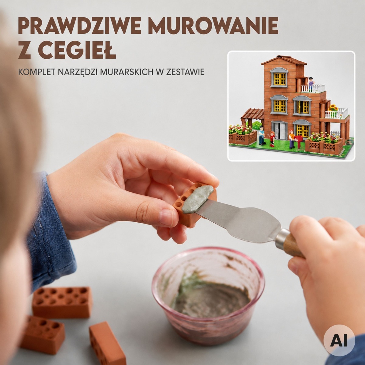 Telliskivivilla ehituskomplekt 454 tk Little Architect
