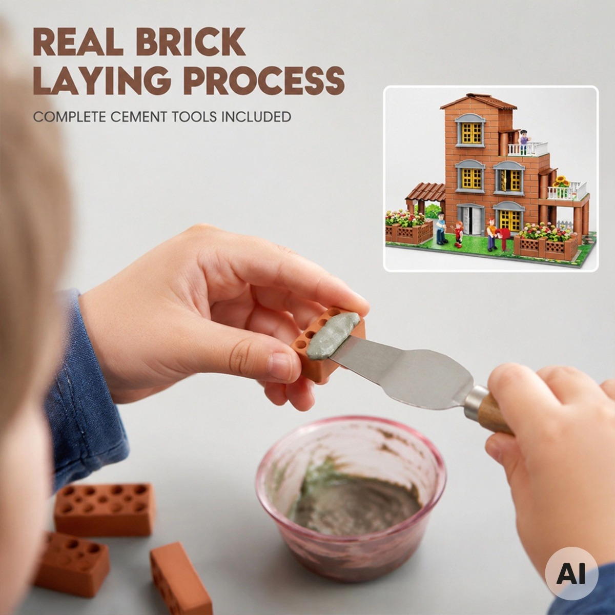 Telliskivivilla ehituskomplekt 454 tk Little Architect
