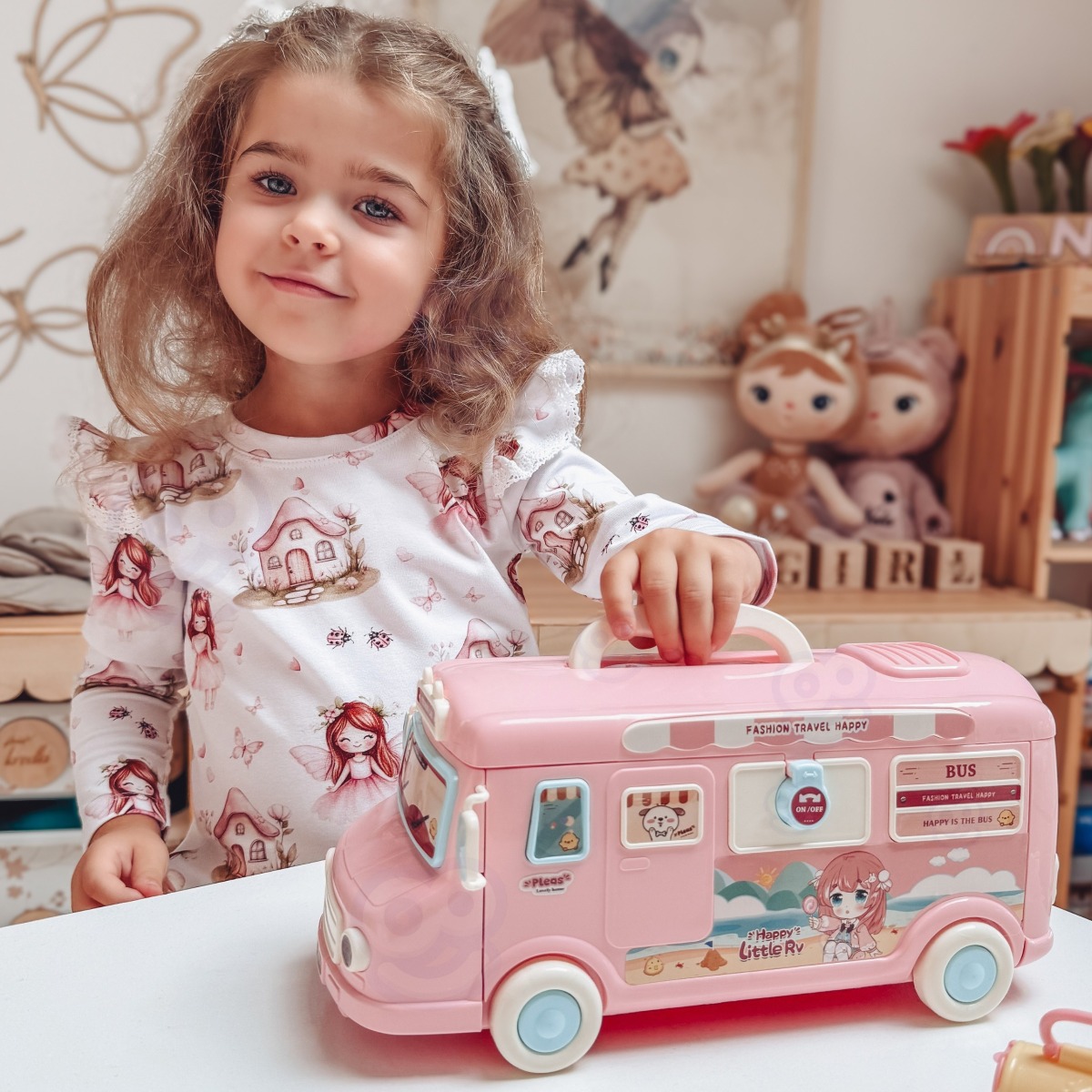 WOOPIE 2-in-1 XXL kemperis un leļļu māja