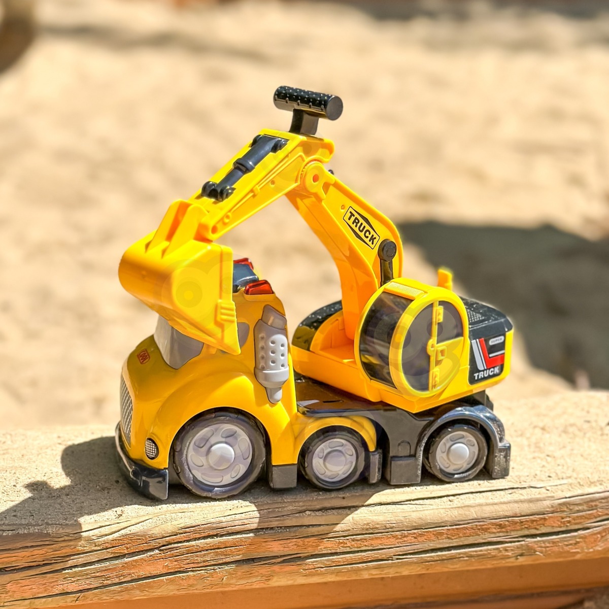 Excavator City Trucki heli- ja valgusefektid