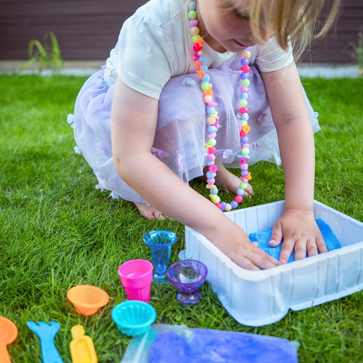 Kinetic Sand Set Jäätisekohviku tarvikud 10 tk.