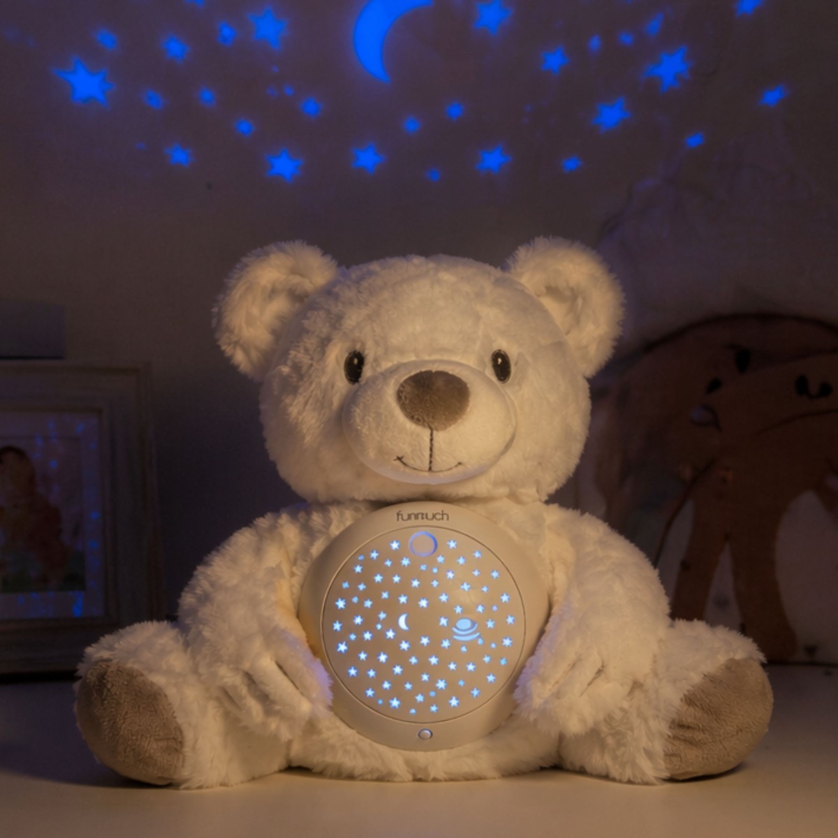 BABY plüüsist kaisukaru projektoriga