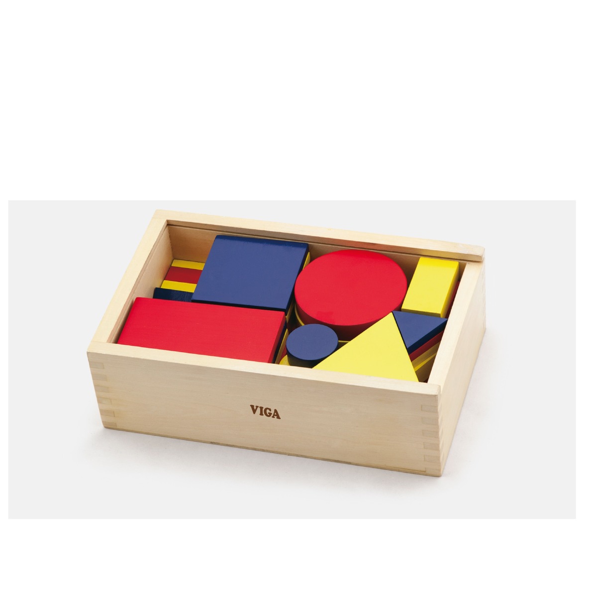 Koka Dienes plokid geomeetrilised figuurid Montessori