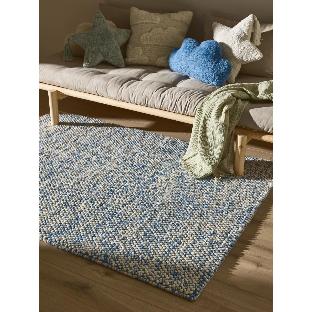 Bērnutoa vaip Beady Blue 200x300 cm