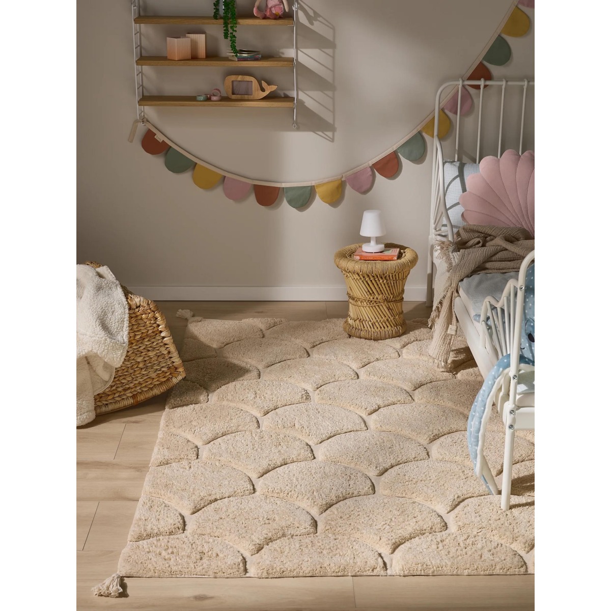 Pestav lastevaip Undine kreem 80x120 cm