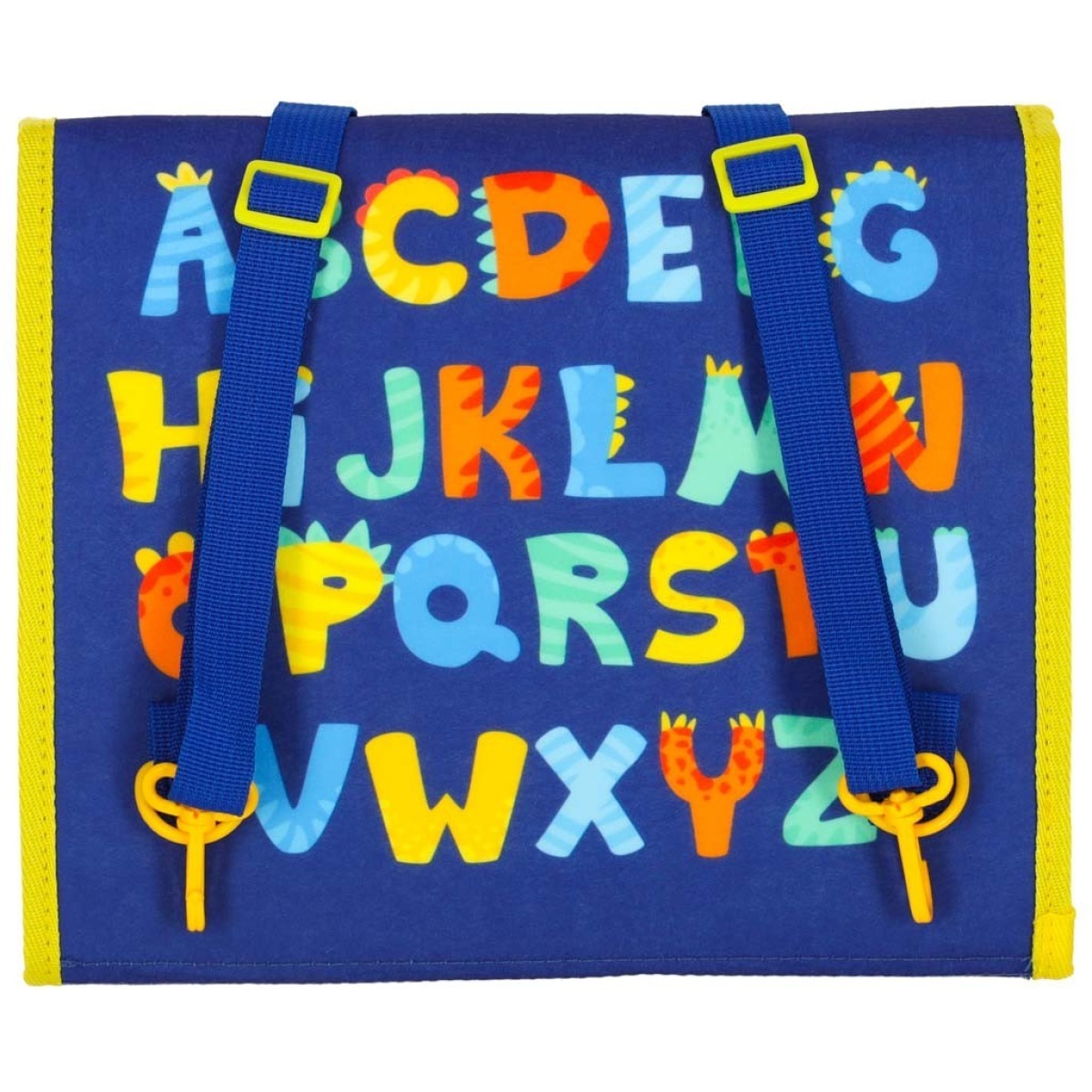 Sensorāma manipulāciju grāmata Montessori, zila