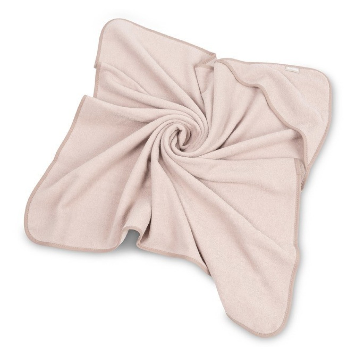 Frotē vannas dvielis mazulim 100X100, DUSTY ROZA