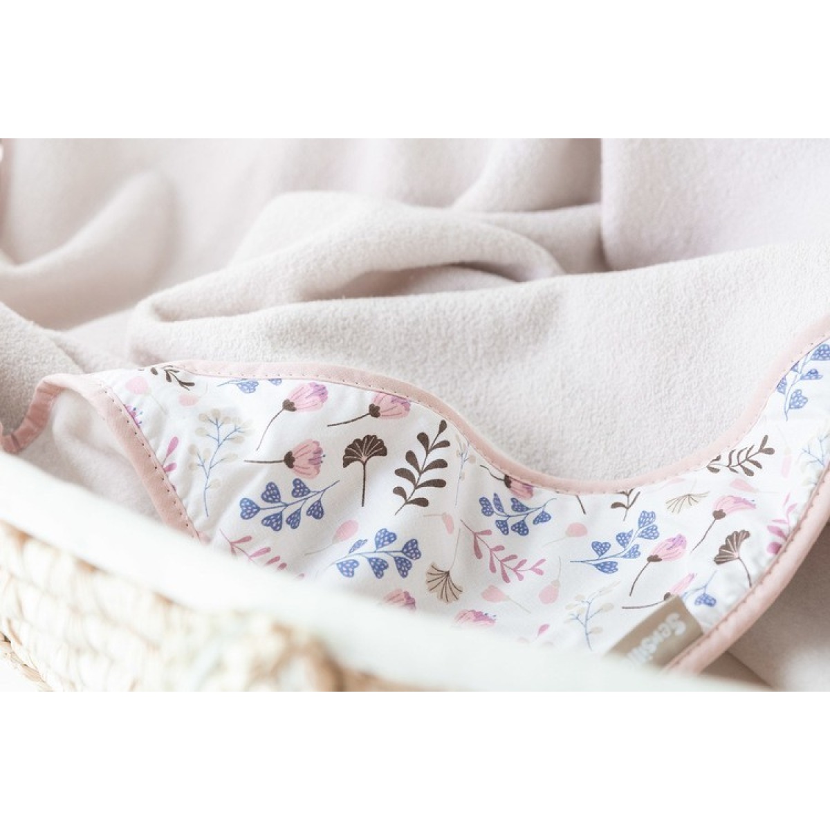 BEEBI VANNIRÄTIK frotee 100X100 LUVI TWIGS ROOSA