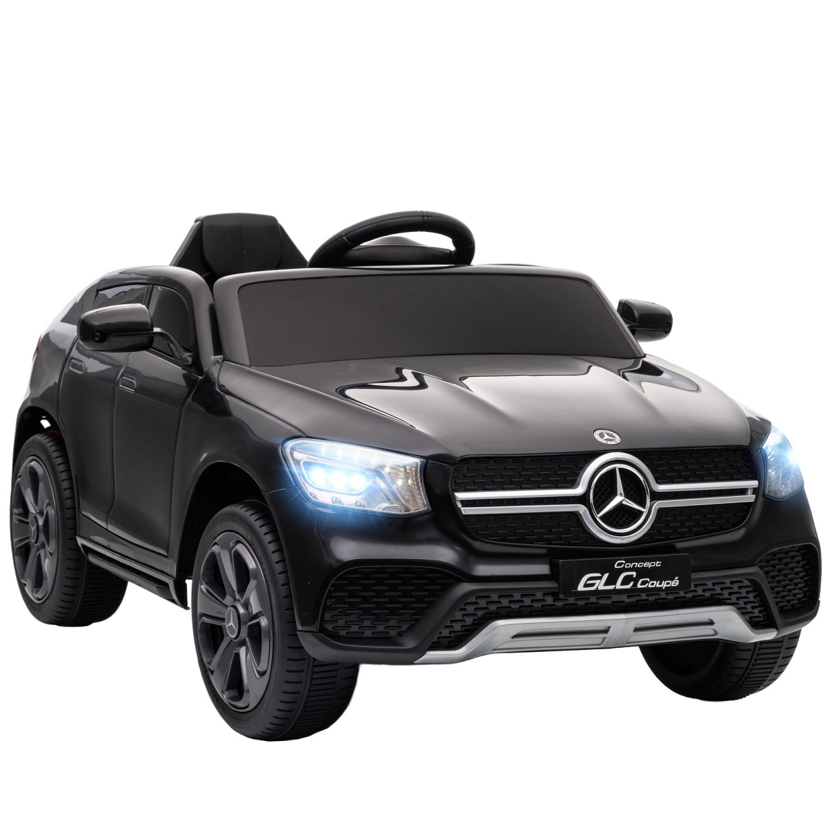 Bērnu elektriauto 12 V, pult, LED-tuled, muusika, 3 kiirust,