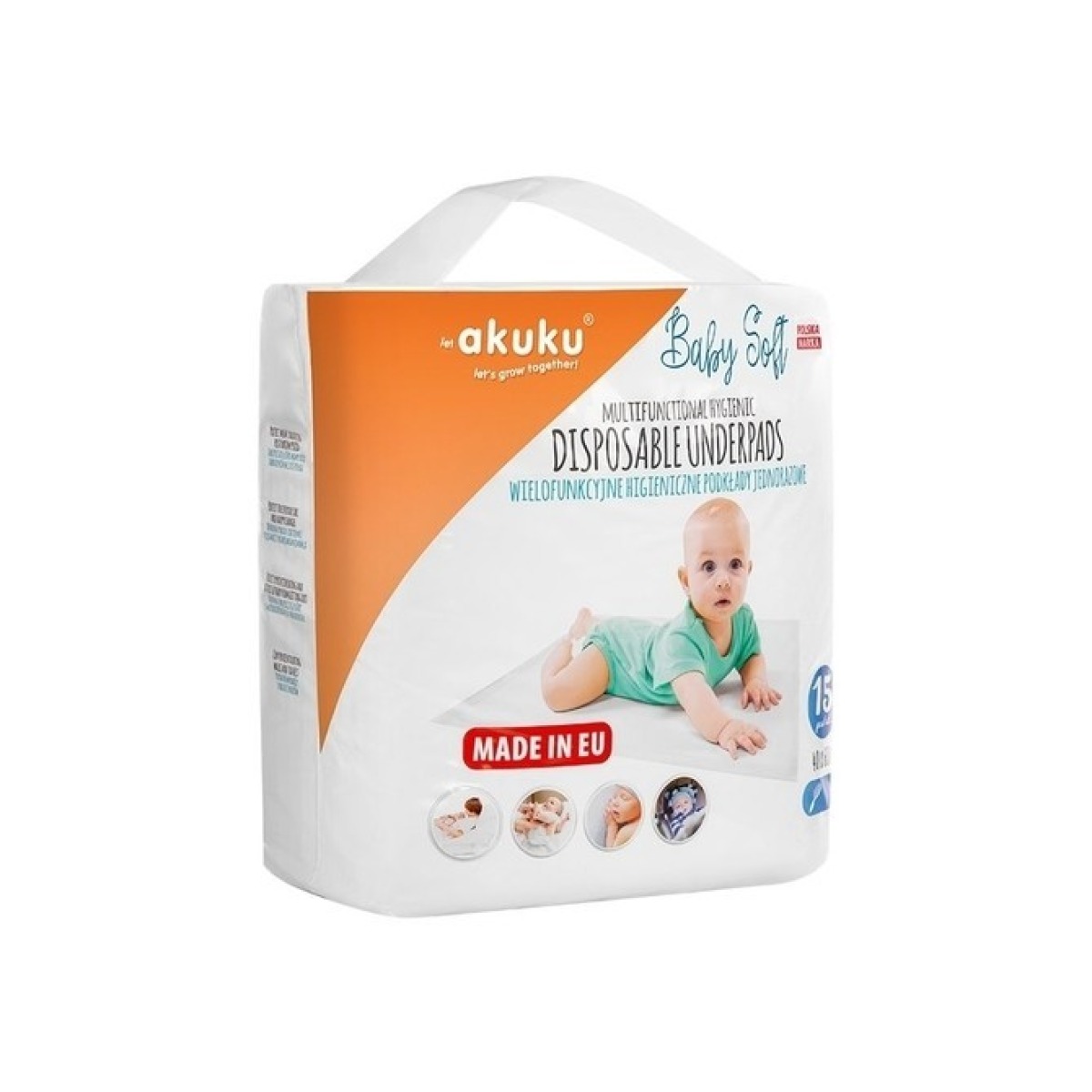 Vienreizlietojams higiēniskais palags (15 gab., 40 x 60