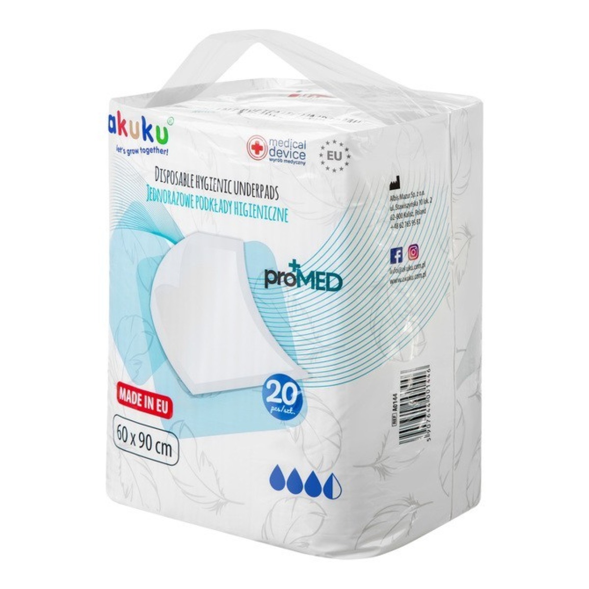 1-KORDNE PAMATS 60 X 90 PROMED 20 GAB.