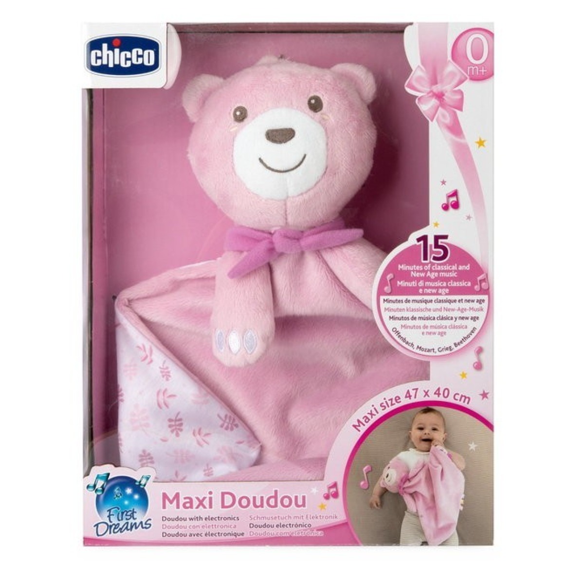 chicco kaisukas MAXI DOUDOU CUDDLE ROOSA