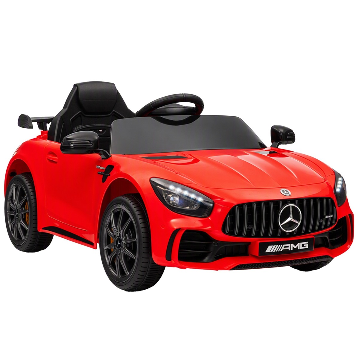 Mercedes-Benz AMG GTR bērnu elektromobilis 12 V ar tālvadības pulti, sarkans