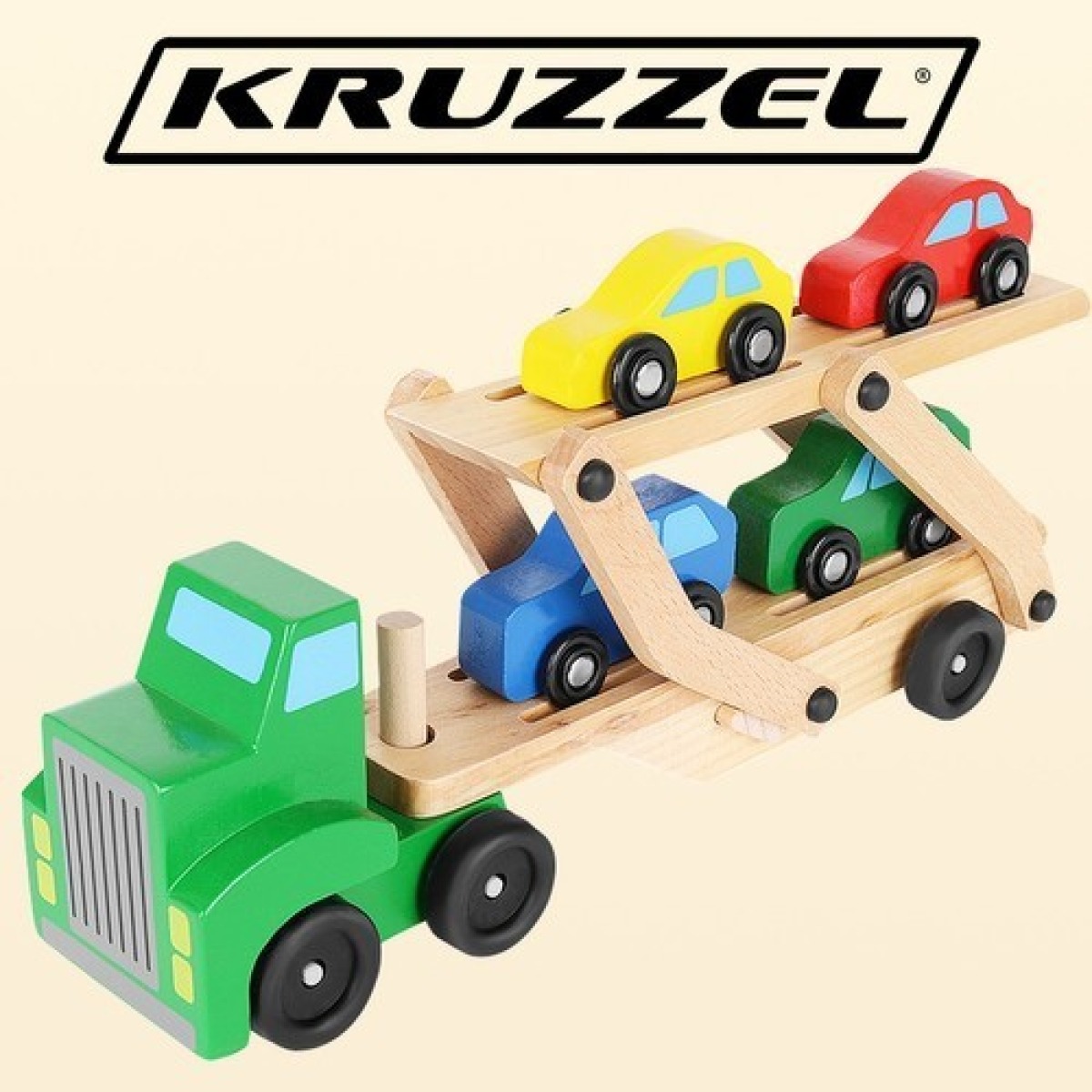 Koka veoauto - haagis + autode komplekt 