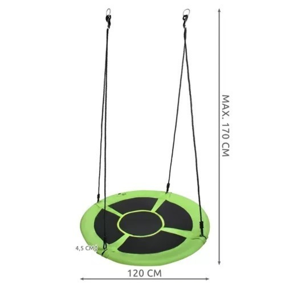 Kiik-pesa 100cm roheline-must 