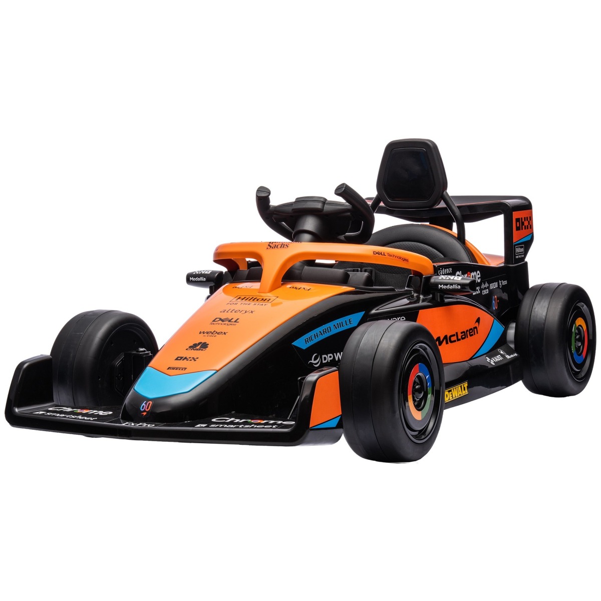Elektriline lasteauto McLaren Formel-1 puldi ja muusikaga, o