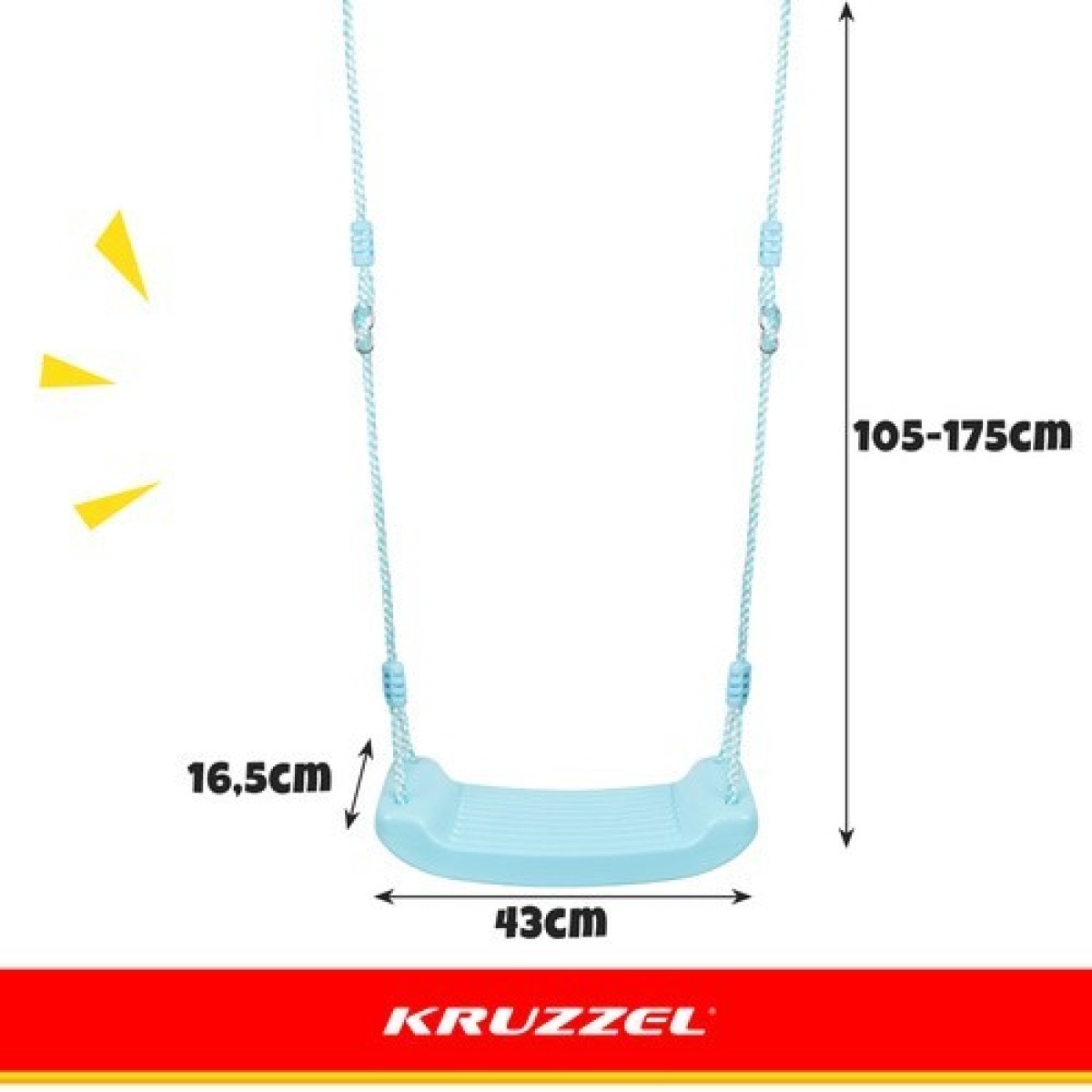 Plastikust kiik - sinine 