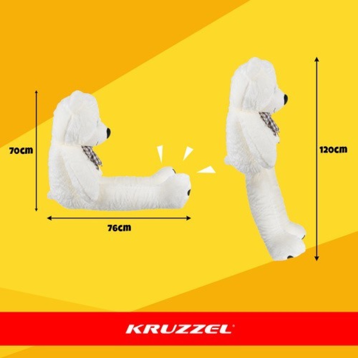XL izmēra rotaļu lācītis 146 cm