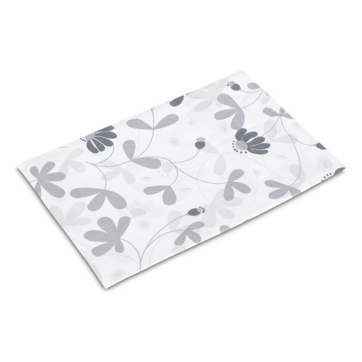 Ķīļveida spilvena pārvalks 38x60 cm – pelēks, 100% kokvilna