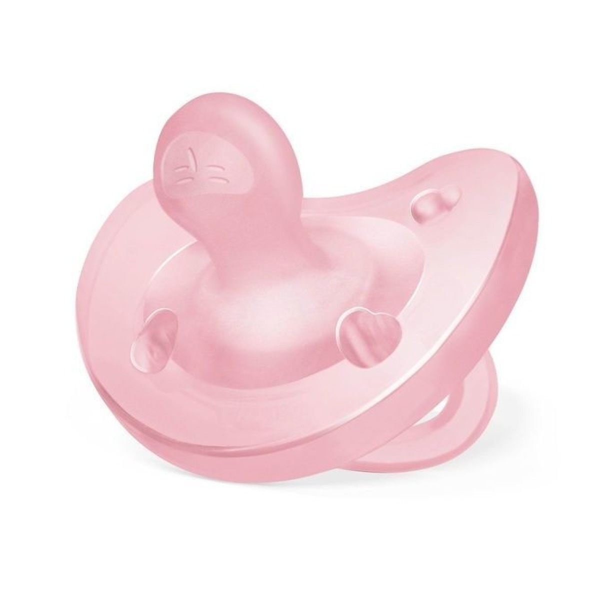 CHICCO knupīši PF Soft Pattern 6–18M, 2 gab., rozā