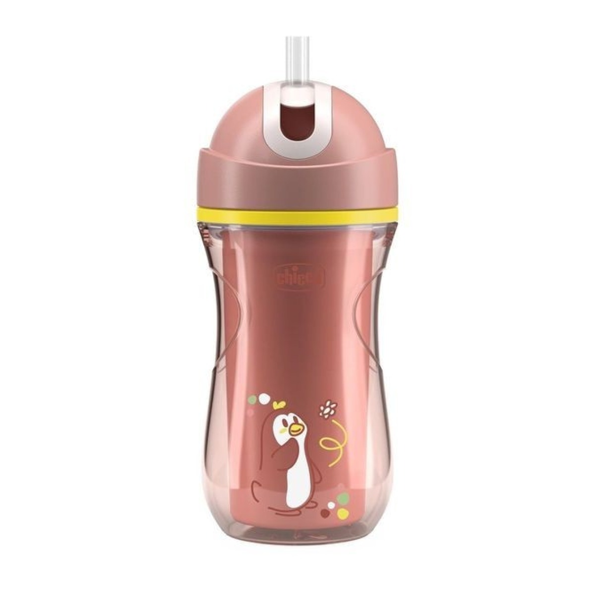 CHICCO termokrūze 266 ml, 14+ mēn., persiku krāsā