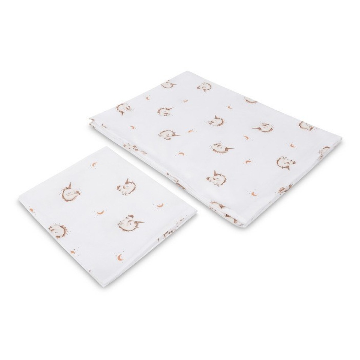 2-osaline voodipesukomplekt PUUVILL UNICORN BEIGE 100X135