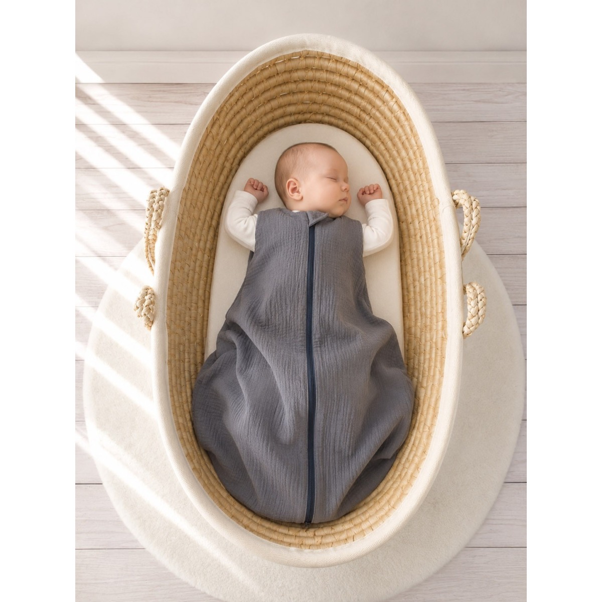 Muslin mazuļa magamiskott 0-6 mēneši S suveks TOG 1.0 - antr