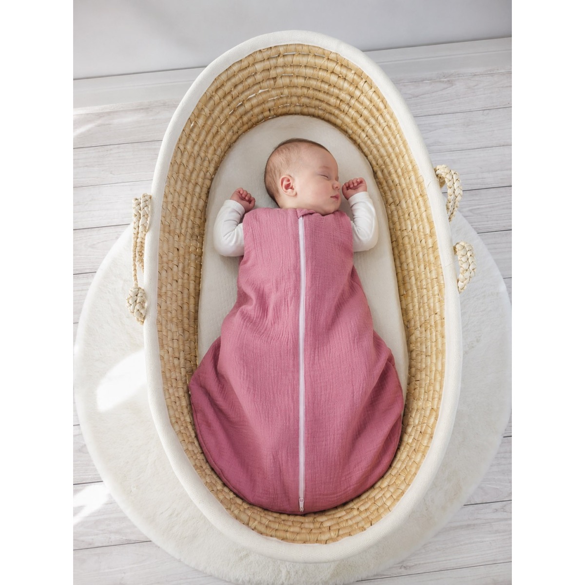 Muslin mazuļa magamiskott 0-6 mēneši S suveks TOG 1.0 - retr